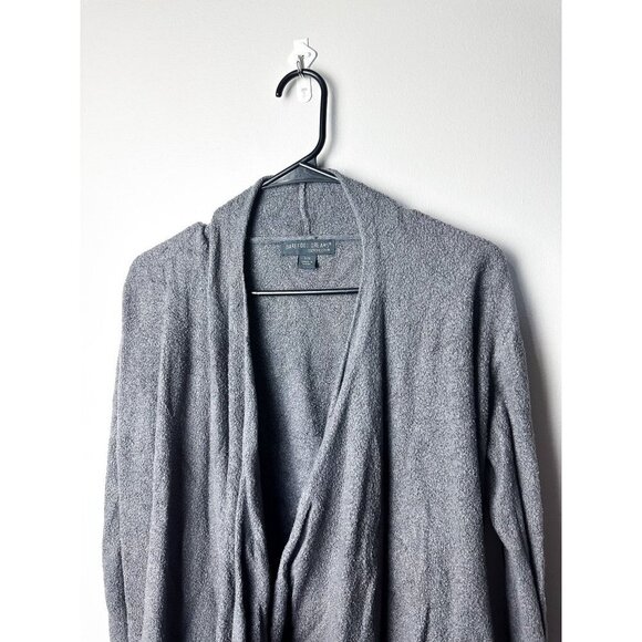 Barefoot Dreams CozyChic Lite Super Soft Open Front Cardigan Gray S/M - Picture 2 of 12